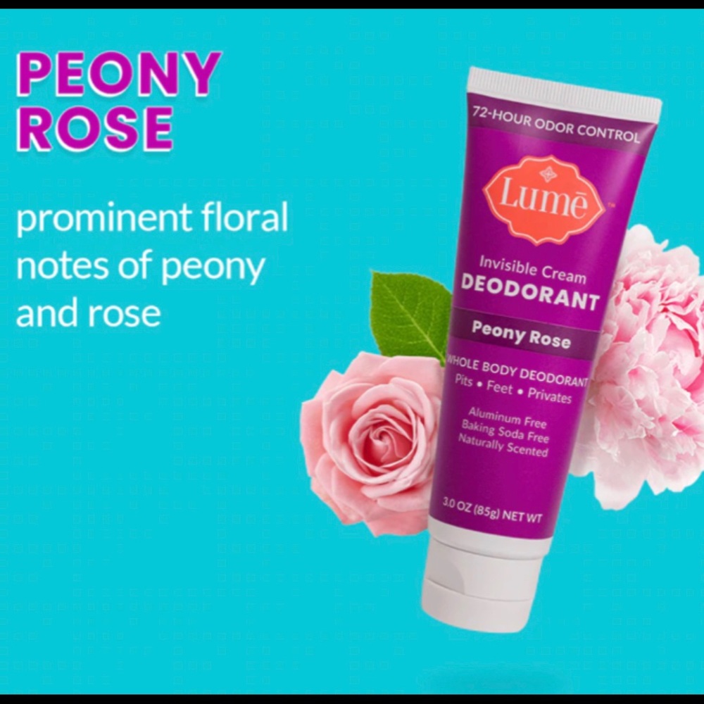 Lume Peony Rose Cream Deodorant